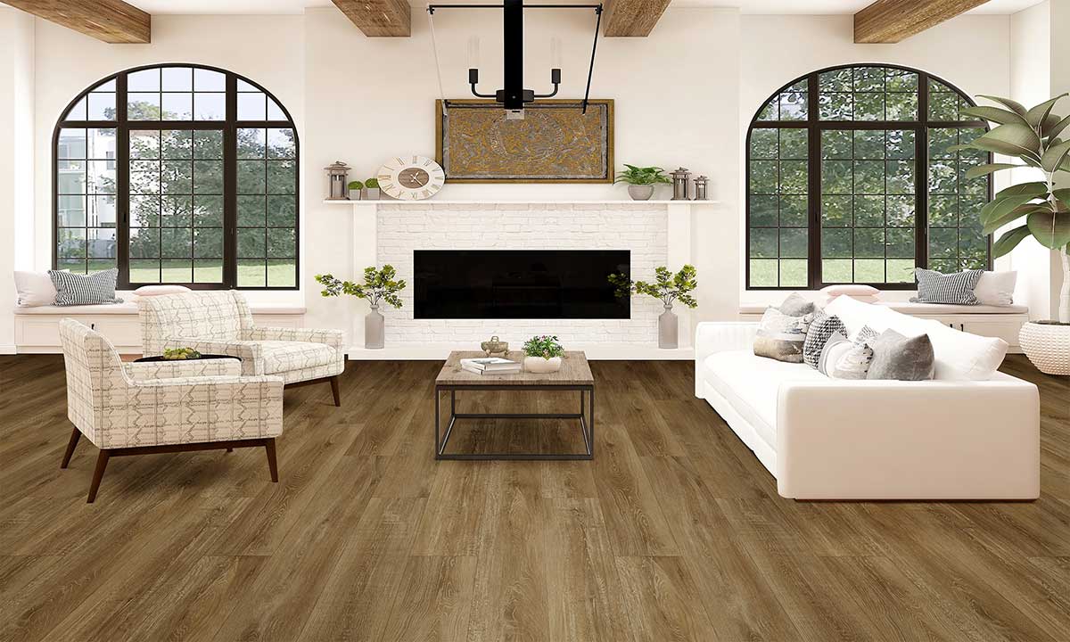 Plancher de vinyle effet bois SmartDrop 9 | Lanctôt Couvre-Sol Design