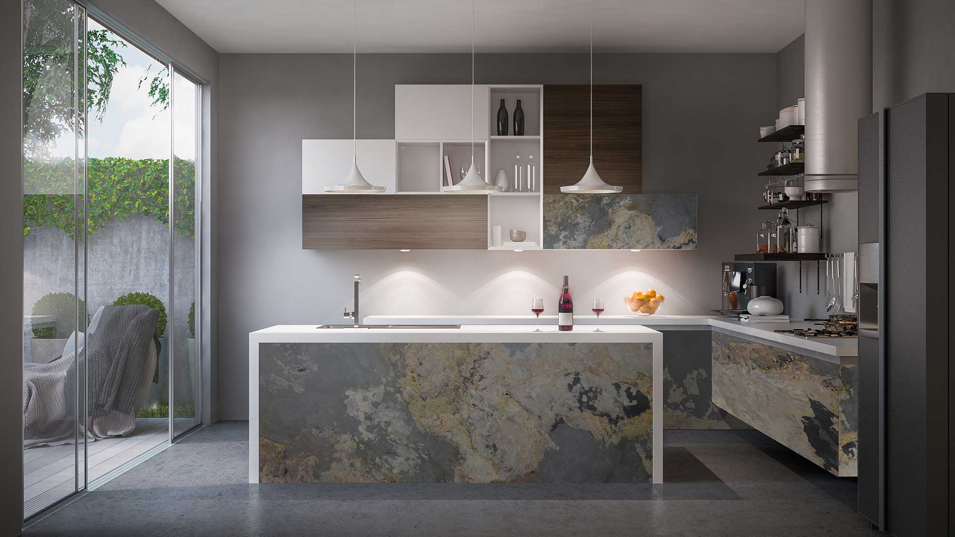 Revêtements muraux pierres laminées Palacio | Lanctôt Couvre-Sol Design