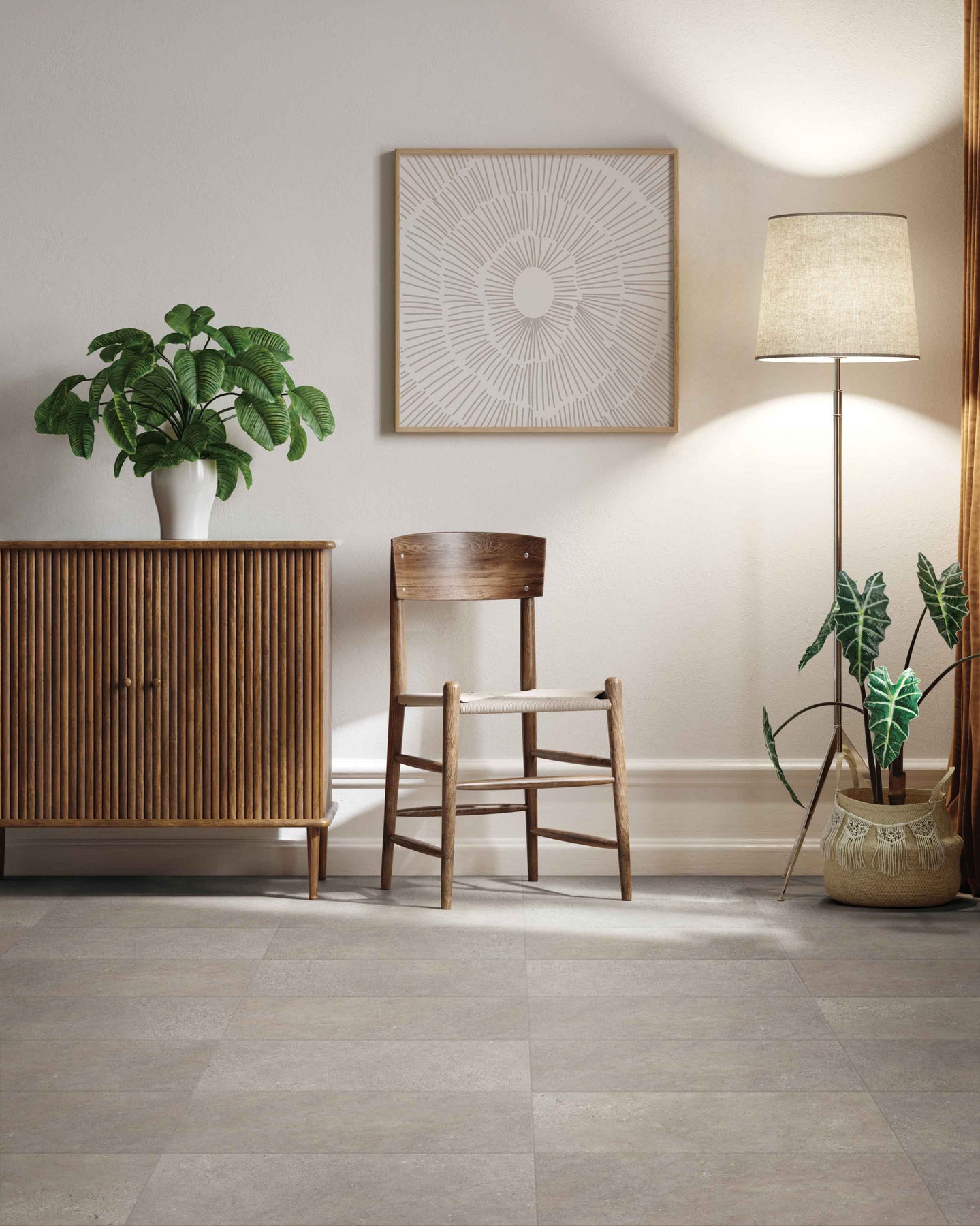 Tuile de vinyle imitation céramique - Natura|Lanctôt Couvre-Sol Design