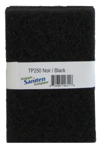 Black nylon scuff pad Saniten