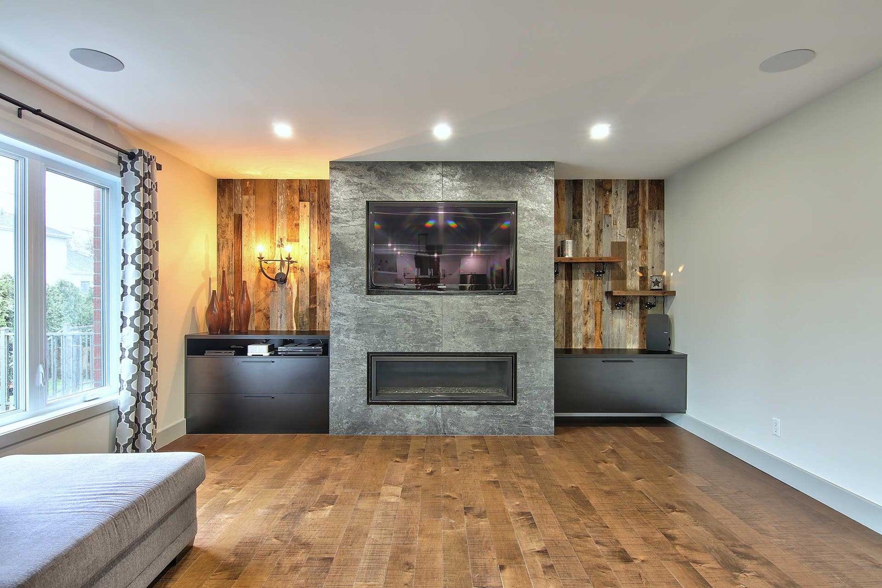 Revêtements muraux pierres laminées Boston | Lanctôt Couvre-Sol Design