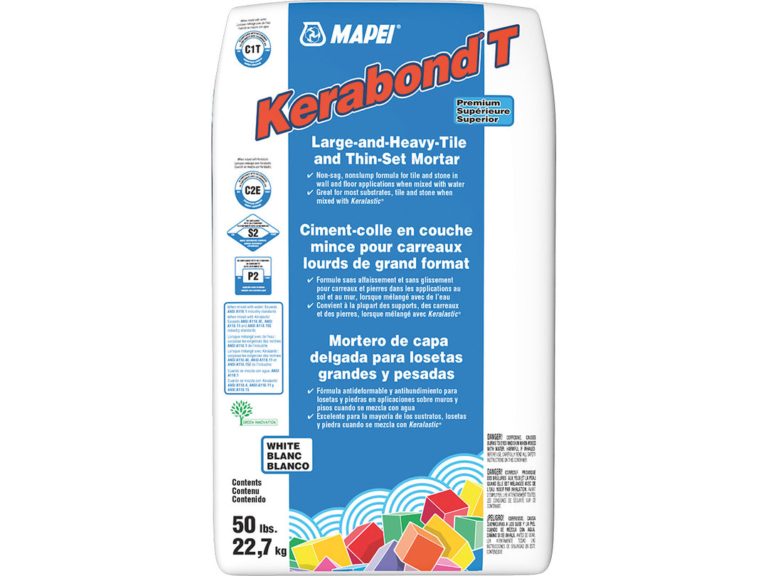 Ciment-colle Kerabond-T Blanc Mapei