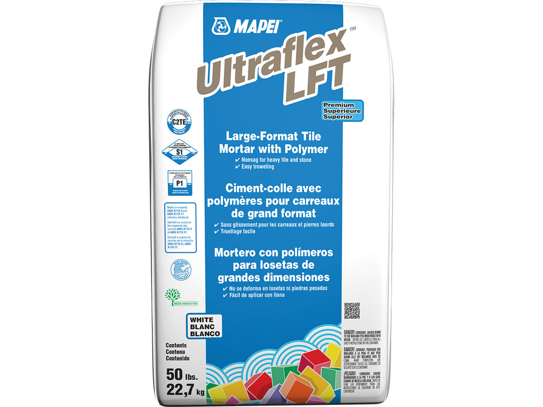 Ciment-colle Ultraflex LFT Blanc Mapei