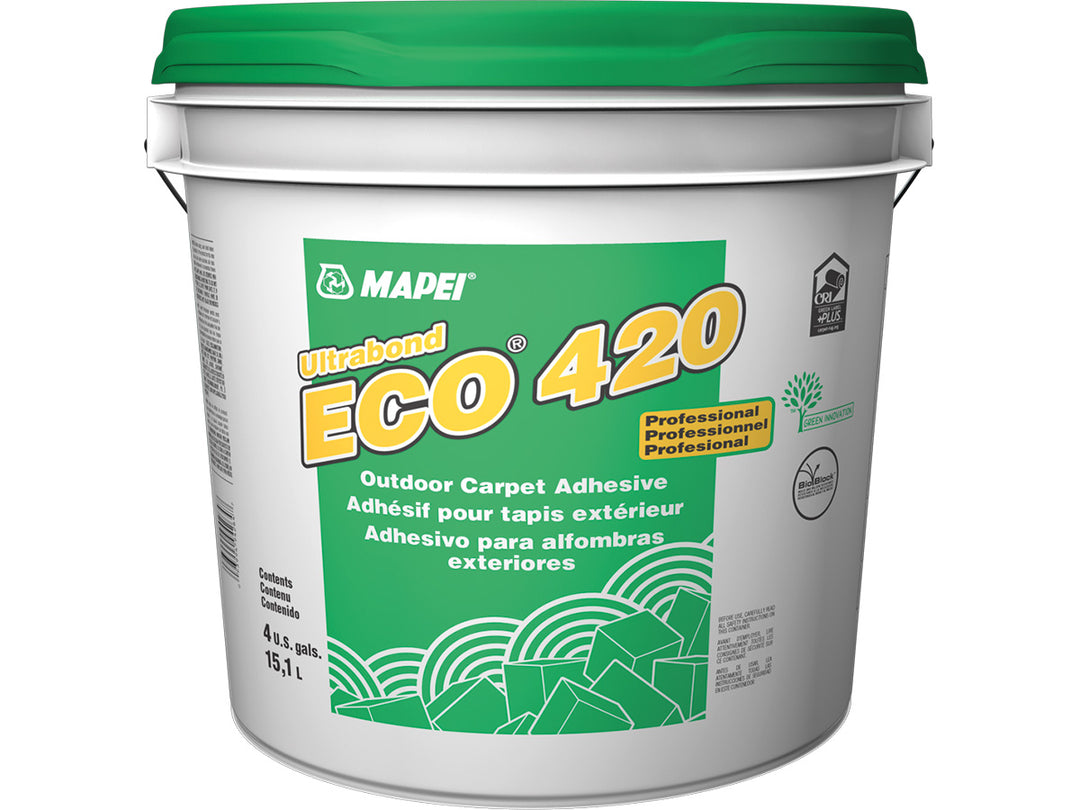 Outcdoord carpet adhesive ECO420 Mapei