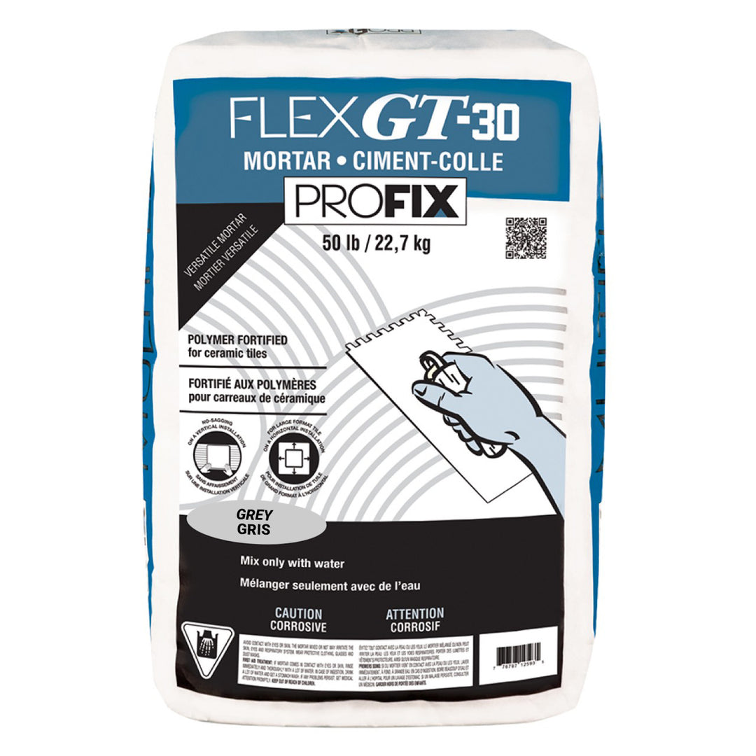 Ciment-colle Flex GT-30 Gris Profix